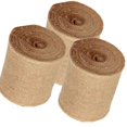 thumbnail image 1 of Cinta de yute natural AAYU, paquete de 3 rollos, 10 m x 10 cm, 1 of 5