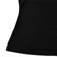 thumbnail image 5 of Ohufall Fitted Tops for Women Mesh Patchwork Stretch Short Sleeve T-shirts Casual Breathable Workout Tees Shirts, 5 of 7