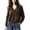 Brown open front cardigan women a1, variant on Women's Furry Fuzzy Cardigan Sweaters Open Front Solid Color Long Sleeve Button Up Knit Outerwear Fashion Fall Spring Outfit, Purple M