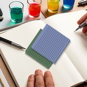 (Cmyynna 1Pcs) Lined Sticky Notes 3X3 In Dark Ruled Post Stickies Colorful Super Sticking Power Memo Pads