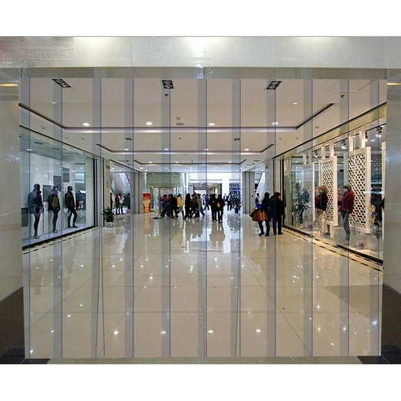 INTBUYING COMMERCIAL WALK IN COOLER DOOR VINYL STRIP CURTAIN KIT 96" X 84"