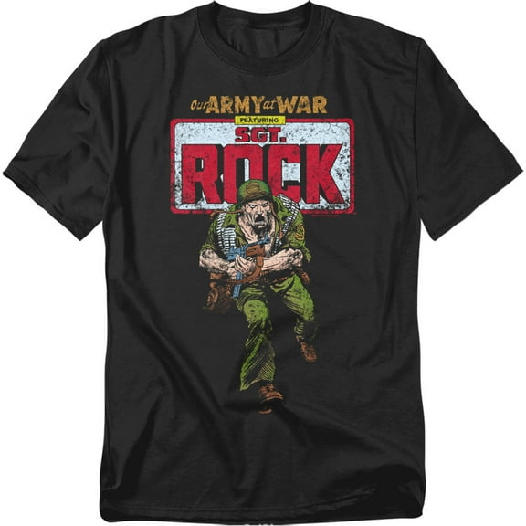 DC Comics T-Shirt Sgt Rock Unisex Graphic Tee For Men & Women