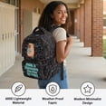 thumbnail image 4 of Jeiento Capybara Kids Backpack for Girls 17 Inch Lightweight School Bag with 600D Tear Resistant & Padded Tablet Sleeve Cute Bookbag for Grades 3-6 Ages 9-12, 4 of 8