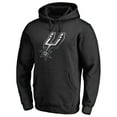 thumbnail image 2 of Men's Black San Antonio Spurs Gradient Logo Pullover Hoodie, 2 of 4