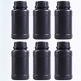 thumbnail image 4 of 6pcs Chemical Engineering Bottles Simple Durable Plastic Away From Light Chemical Holders Storage Container (Black), 4 of 6