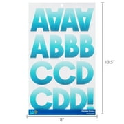 Hello Hobby Extra Large Blue Glitter Alphabet Stickers, Letter Icons, 99 Count