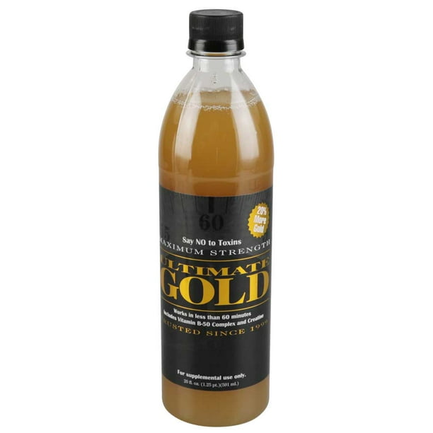 20oz Ultimate Gold Detox Drink Walmart Com Walmart Com