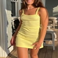 thumbnail image 2 of Spaghetti Strap Ribbed Slip Dress for Women‘s Summer, 2 of 8