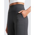 thumbnail image 5 of Pantalones CRZ YOGA Butterlift de pierna ancha, tiro alto, gris, talla S, 5 of 5