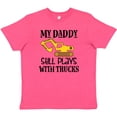 thumbnail image 3 of Inktastic Construction Daddy Still Plays With Trucks Youth T-Shirt, 3 of 5