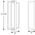 thumbnail image 3 of Diverge Collection Two-Light Medium Wall Lantern, 3 of 4