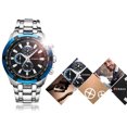 thumbnail image 2 of Men's Watch Fashion Stainless Steel Analog Watch Quartz Watch for Business, 2 of 3