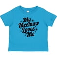 thumbnail image 3 of Inktastic My Meemaw Loves Me Grandchild Quote Boys or Girls Baby T-Shirt, 3 of 5