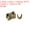 Bronze Tone, variant on Unique Bargains Light Golden Zipper Slider Retainers Sewing Closures (30 Sets)