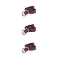 thumbnail image 1 of Qarigey Cinturón informal Formal para mujer, hebilla de Color sólido, longitud ajustable, pantalones cortos de oficina, cinturones de cuero de doble Rojo marrón 3piezas Qarigey  CBP221040, 1 of 6