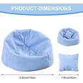 thumbnail image 3 of Doll Car Seat, Handmade Bean Bag Chair for 15-17cm Doll, Anti-Slip Bottom, Cute Doll Accessories for Display, Fans&Collectors Gifts, Durable Corduroy Fabric, 3 of 7