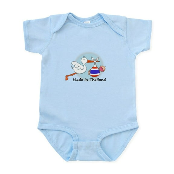 CafePress - Stork Baby Thailand Infant Bodysuit - Baby Light Bodysuit, Size Newborn - 24 Months