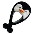 thumbnail image 3 of Gorro de invierno de peluche con forma de pingüino de dibujos animados, ideal para fiestas. Gorro divertido para fiestas, cálido y con protección para las orejas., 3 of 7