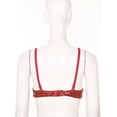 thumbnail image 4 of vastwit Hauts de Danse du Ventre pour Femmes, Bikini à Franges, Costume de Danse Latine Tango, Rouge Taille Unique, 4 of 6