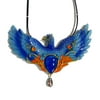 One opening Phoenix Resin Pendant with Bright Color Bird Home Wall Decoration