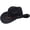 Black, variant on YIWULA Toddler Western Cowboy Hat Unisex for Boys Girls Classic Cowgirl Dress Up Hat with Buckle Belt Kids Outdoor Play Hat(Beige,One Size)