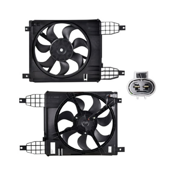 Motoventilador TONG YANG 2009 A 2011 Pontiac 301235639051314 1 Pieza 2 pines Con aire acondicionado