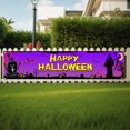 thumbnail image 3 of FTsdfkl 98 x 19.7 Inch Happy Halloween Banner,Scary Pumpkin & Ghost Halloween Decorations, for Indoor Outdoor Halloween Supplies Holiday Festive Decoration, 3 of 3