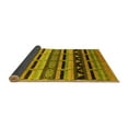thumbnail image 2 of Ahgly Company Indoor Square Solid Yellow Modern Area Rugs, 4' Square, 2 of 4