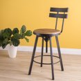 thumbnail image 3 of Metal Chair with Wooden Seat,Black Metal & Wood Furniture Dining Seating for Dining, 3 of 13