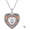 04-Apr-White Zirconia, variant on Birthstone Urn Necklace for Women Ashes 925 Sterling Silver Angel Wing Cross/Rose Heart Cremation Jewelry with Funnel Filler Kit Ashes Necklace for Human Women Pets