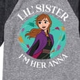 thumbnail image 3 of Frozen 2 - Sister Anna - Toddler And Youth Raglan Graphic T-Shirt, 3 of 4