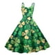 thumbnail image 3 of WILLBEST Elegante Vestido Estampado Floral Del Día De San Patricio Para Fiestas Y Celebraciones 12, 3 of 3