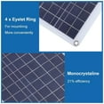 thumbnail image 3 of Water Resistant 20W Monocrystalline Silicon Solar Panel Portable 60A Solar Panel Regulator for Outdoor Camping, 3 of 7