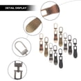 thumbnail image 4 of 10 Uds. Kit de reparación de cremalleras de Metal con cremallera para accesorios de bolsas de equipaje, 4 of 6