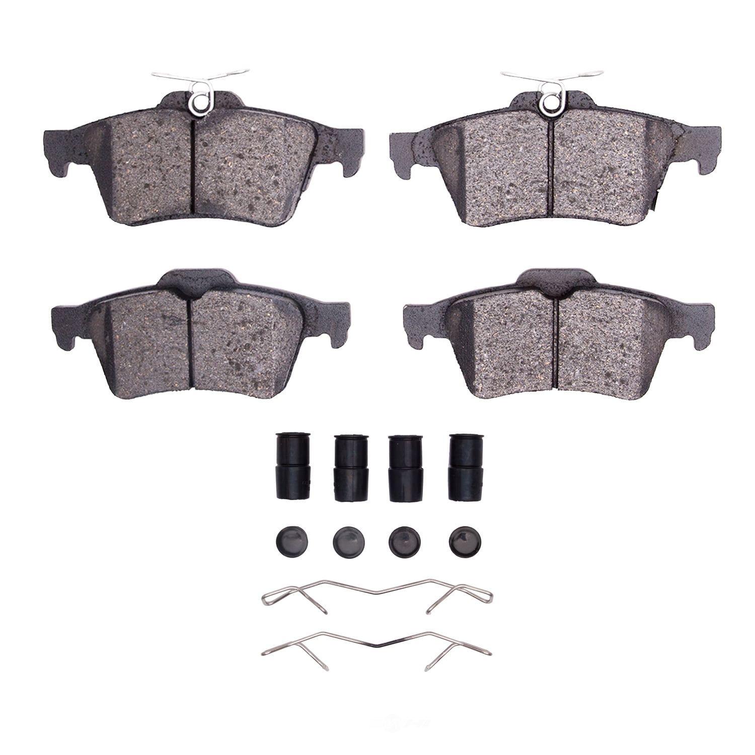 Dynamic Friction Company 1551-1564-11 DFC 5000 Advanced Brake Pads - Ceramic and Hardware Kit - OE