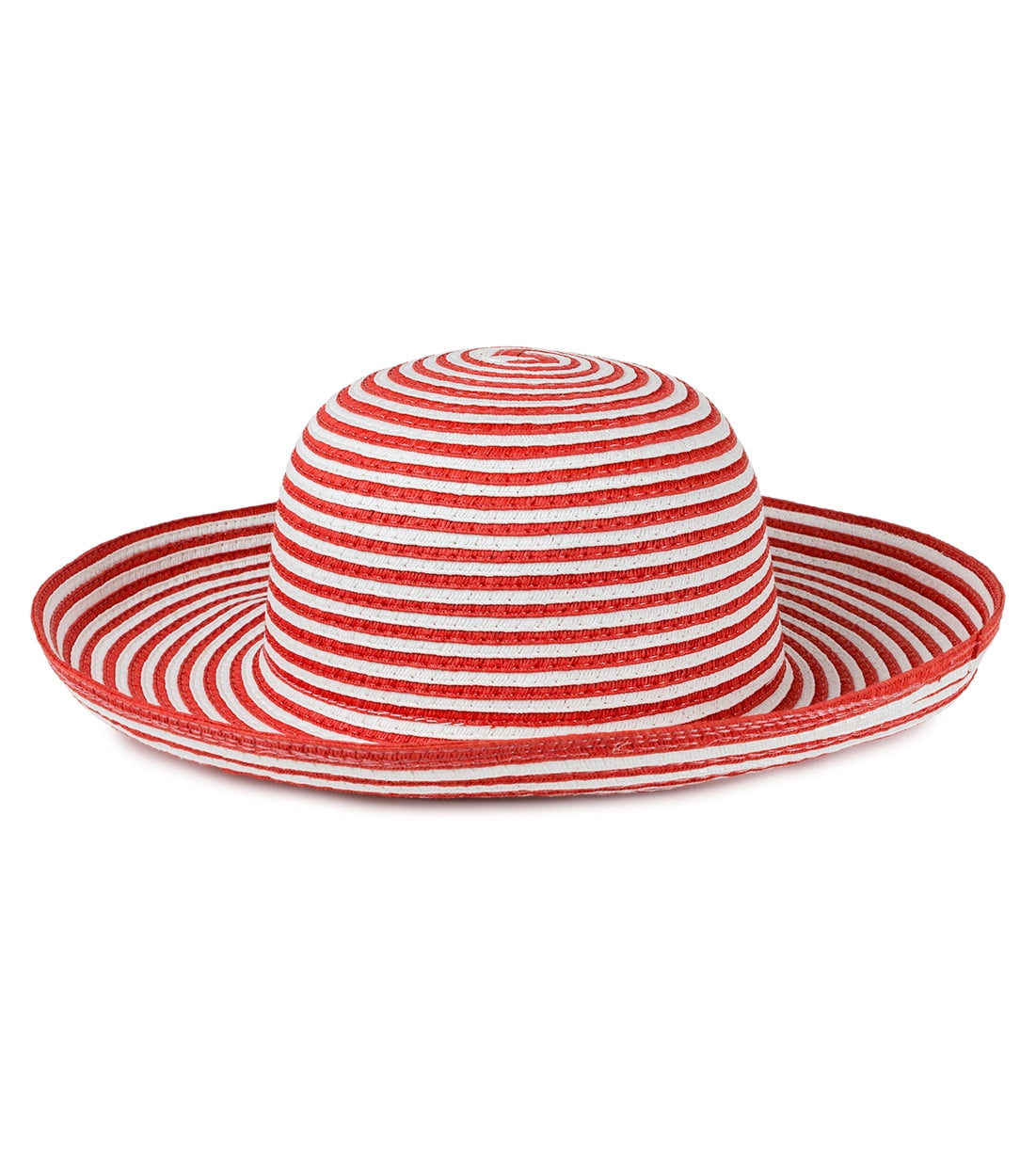 STRIPED STRAW KETTLE SUN HAT - Walmart 