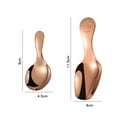 thumbnail image 6 of Dream Lifestyle Dessert Spoon Short Handle Smooth Edge Vibrant Color Mirror Polish Thickened Decorative Stainless Steel Mini Teaspoon Ice Cream Dessert Metal Spoon for Home, 6 of 8