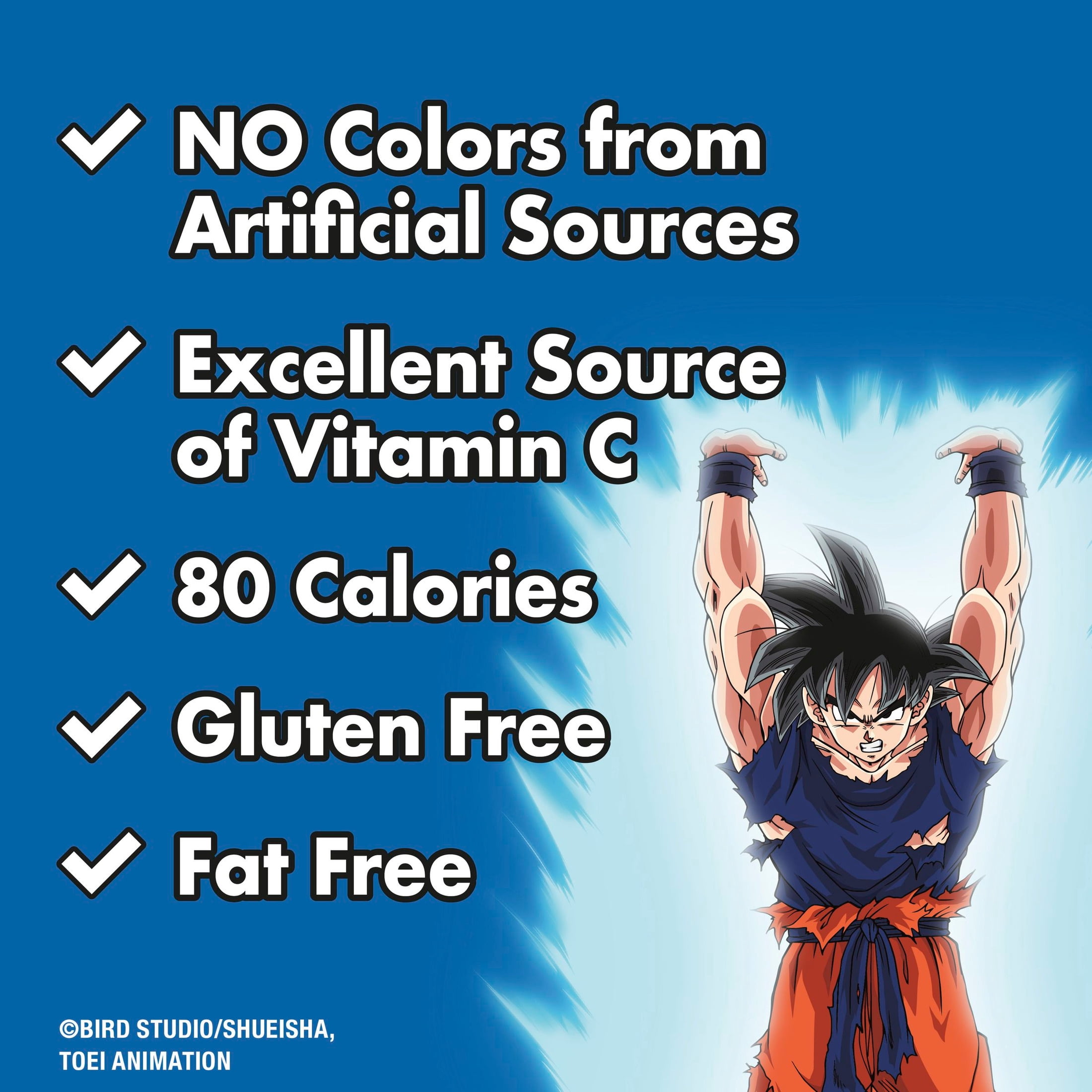 Dragon Ball Z Fruit Flavored Snacks, Gluten Free, 22Ct, 17.6 oz