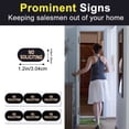 thumbnail image 3 of BeesClover 100pcs No Soliciting Sign Sticker For House Hot Stamping Weatherproof Sticker Label For Door Wall Window, 3 of 8