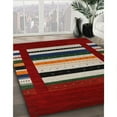 thumbnail image 3 of Ahgly Company Machine Washable Indoor Rectangle Contemporary Army Brown Area Rugs, 5' x 7', 3 of 7