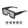 JANDEL 8 Modes LED Glasses, Light Up Glow Sunglasses Eyewear Decoration