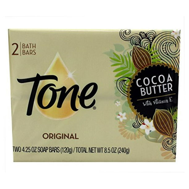Tone Soap Bath Cream 2 Bars, Cocoa Butter