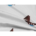 thumbnail image 5 of oneOone Rayon Brown Fabric Nautical Sewing Material Print Fabric By The Yard 56 Inch Wide, 5 of 5