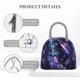 thumbnail image 4 of Balery Feathered Wolf Bolsa de Almuerzo para Mujeres, Caja de Almuerzo, Bolsa de Almuerzo Pequeña Impermeable, Tote de Almuerzo Reutilizable con Gran Capacidad, 4 of 6
