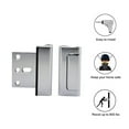 thumbnail image 3 of SPRING PARK Aluminium Alloy Home Door Reinforcement Lock Defender- Security Stopper Hardware, 3 of 7