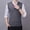 Dark Gray, variant on FSYBOA Men's Sweater Vests Size 2XL, Pullover Casual Winter Knitted Men's Sleeve Sweater Khaki
