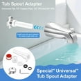 thumbnail image 5 of Tub Spout Adapter, Bathtub Faucet Spout Adapter Slip Fit for Copper, Universal Fits 1/2in Pipe, 1/2in IPS and 3/4in IPS, 5 of 7