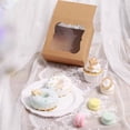thumbnail image 5 of Efavormart 12 Pack | 6"x6"x3" Brown Cake Boxes with Window, Disposable Bakery Box for Pastries, Cookies, Pie, Cupcakes, 5 of 11