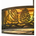 thumbnail image 3 of Meyda Tiffany 162106 Mountain Pine 4 Light 22" Wide Pendant - Copper, 3 of 7