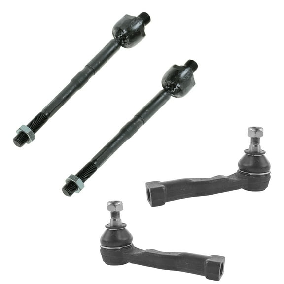 TRQ Steering Tie Rod End Inner Outer RH LH Driver Passenger Set of 4 for Sedona PSA55232 Fits select: 2002-2005 KIA SEDONA